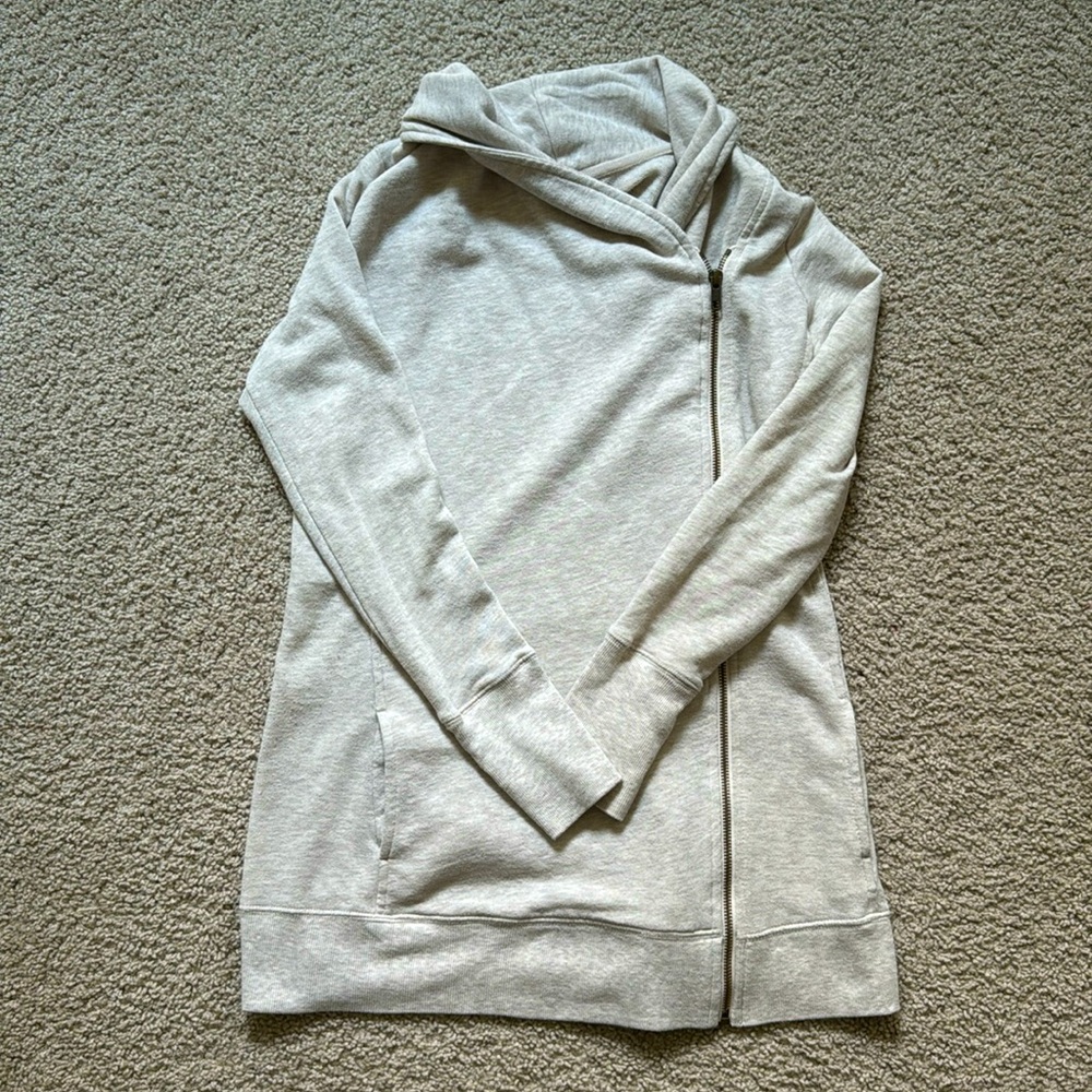 Caslon Side Zipper Sweatshirt (X-Small)